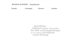 Desktop Screenshot of bauerundschaefer.de